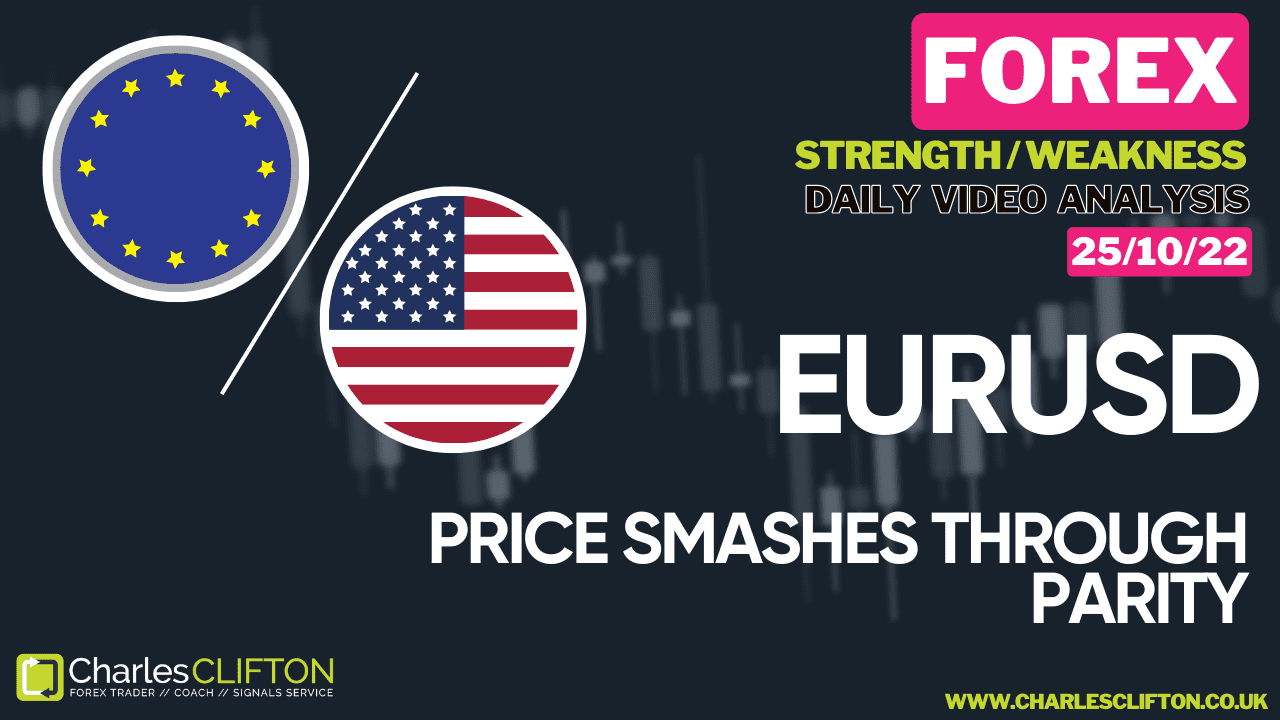 EURUSD | Currency Strength | Technical Analysis | Forex Signals | Charles Clifton Forex Trader | Trading Coach | www.CharlesClifton.co.uk