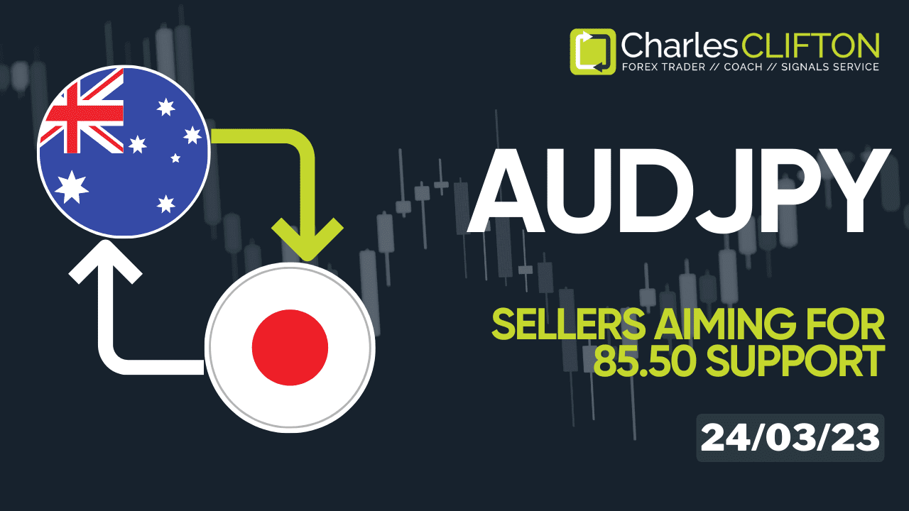 Daily Forex Price Action | AUDJPY | Currency Strength | Technical Analysis | Forex Signals | Charles Clifton Forex Trader | Trading Coach | charlesclifton.co.uk | How To Find A Trending Forex Pair To Trade