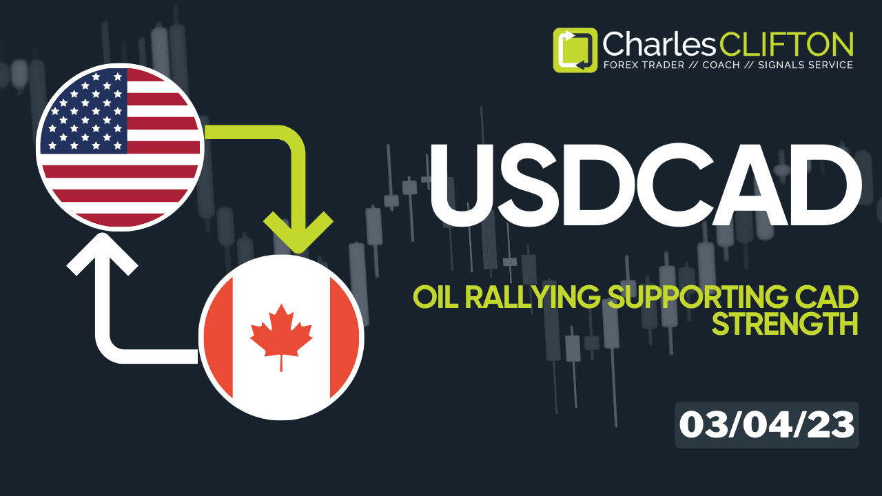 Daily Forex Price Action | USDCAD | Currency Strength | Technical Analysis | Forex Signals | Charles Clifton Forex Trader | Trading Coach | charlesclifton.co.uk | How To Find A Trending Forex Pair To Trade | Thumbnail