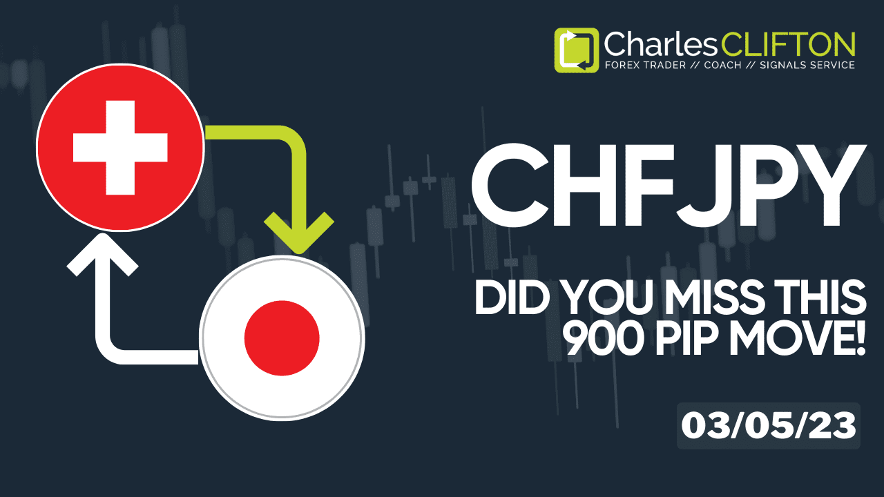 Daily Forex Price Action | Live Forex Charts - CHFJPY - How to Find A Trending Forex Pair To Trade - Charles Clifton Forex Trader - 1-2-1 Forex Trader Training Courses - 03-05-23 - Thumbnail - charlesclifton.co.uk