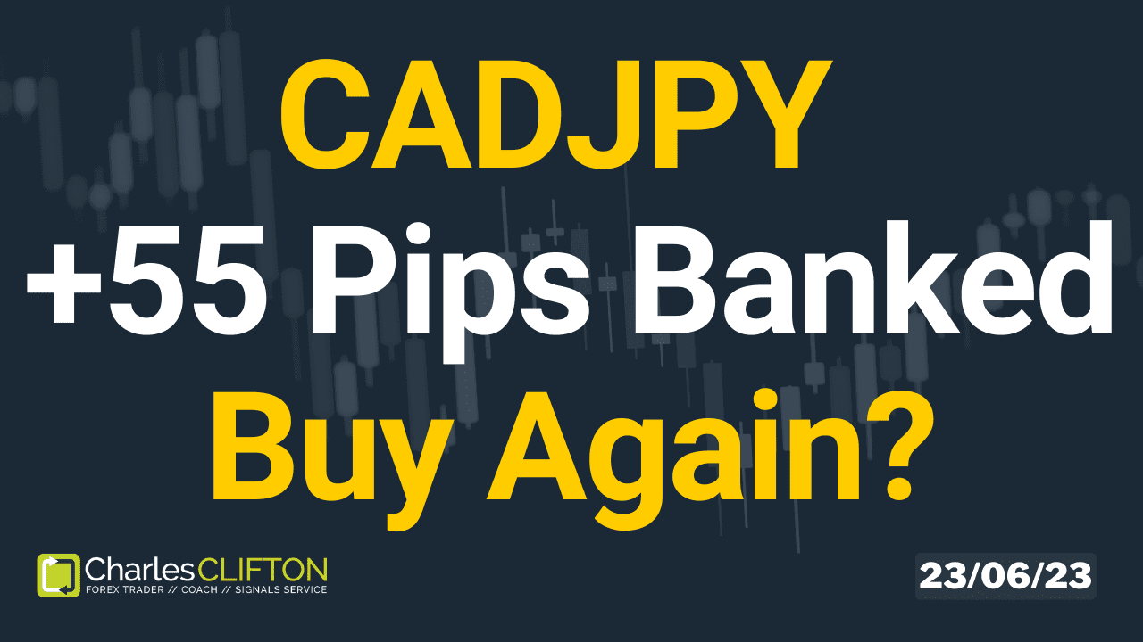 Daily Forex Price Action - CADJPY - How to Find A Trending Forex Pair To Trade - Charles Clifton Forex Trader - 1-2-1 Forex Trader Training Courses - 23-06-23 - Thumbnail - charlesclifton.co.uk