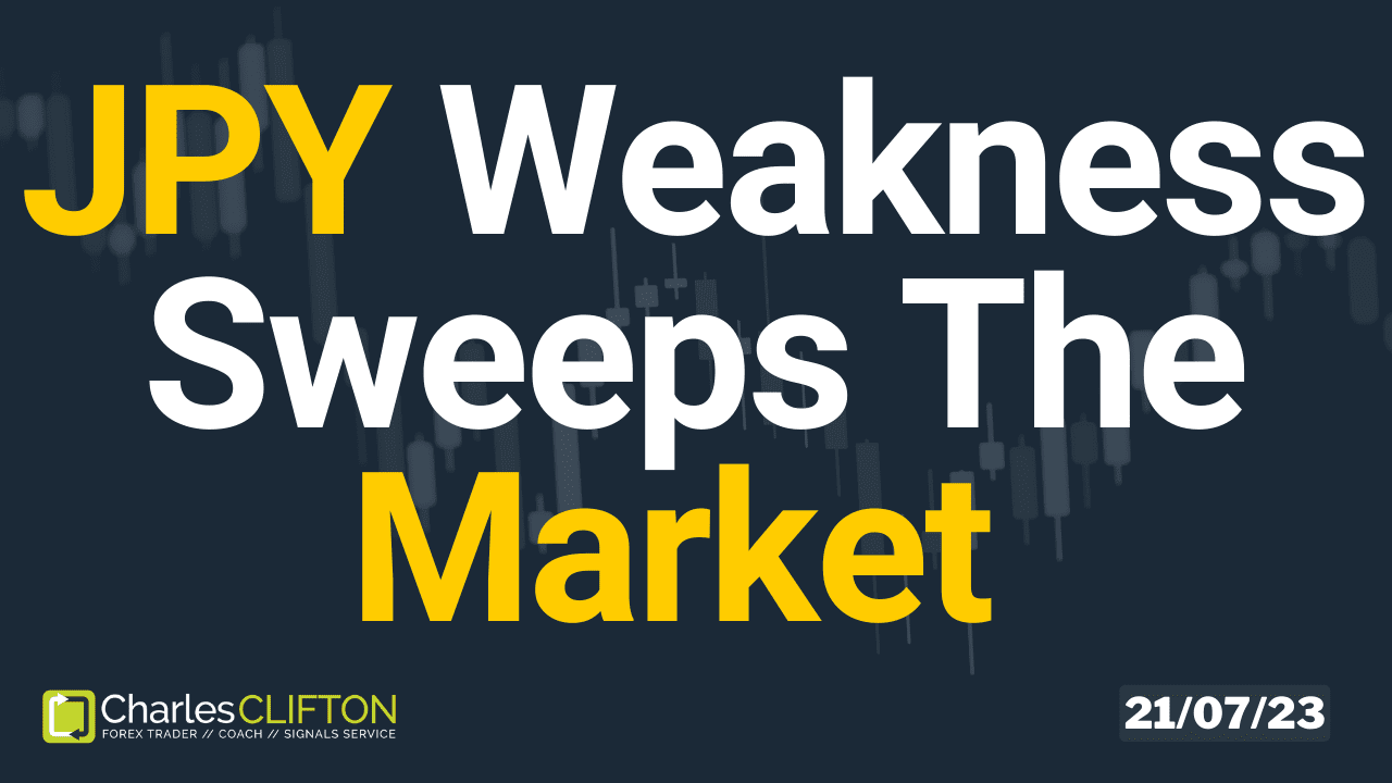Daily Forex Price Action - CADJPY - Charles Clifton Forex Trader - 1-2-1 Forex Trader Training Courses - 21-07-23 - Thumbnail
