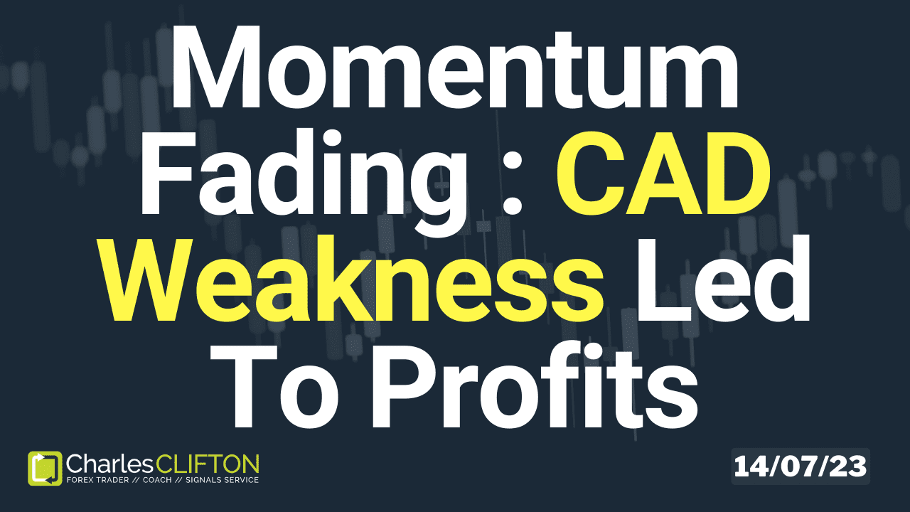 Daily Forex Price Action - CADCHF- Charles Clifton Forex Trader - 1-2-1 Forex Trader Training Courses - 14-07-23 - Thumbnail