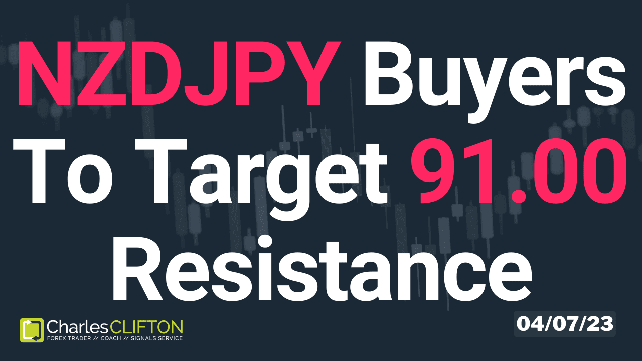 Daily Forex Price Action - NZDJPY - Charles Clifton Forex Trader - 1-2-1 Forex Trader Training Courses - 04-07-23 - Thumbnail