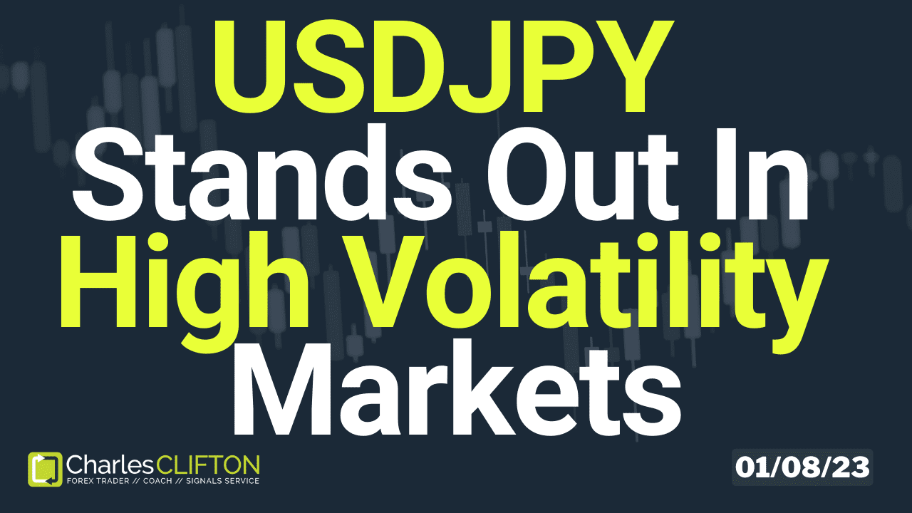 Daily Forex Price Action - USDJPY - Charles Clifton Forex Trader - 1-2-1 Forex Trader Training Courses - 01-08-23 - Thumbnail