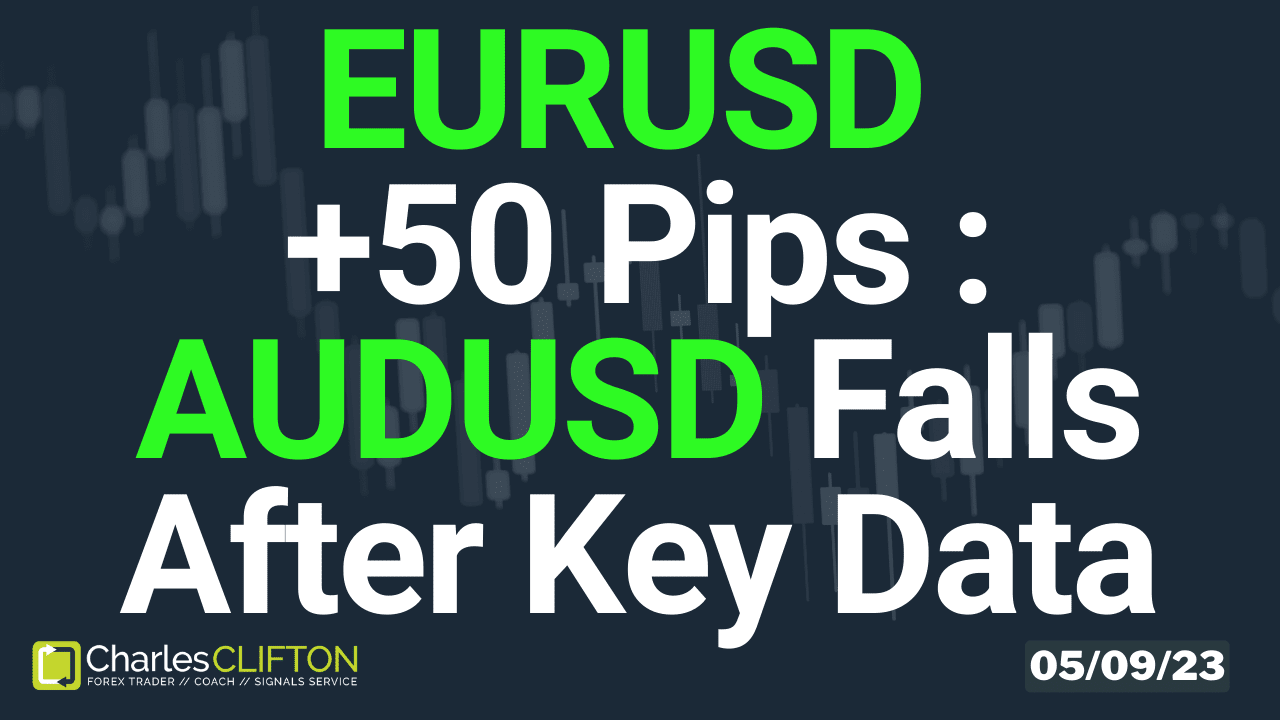 Daily Forex Price Action - AUDUSD - Charles Clifton Forex Trader - 1-2-1 Forex Trader Training Courses - 05-09-23 - Thumbnail // charlesclifton.co.uk