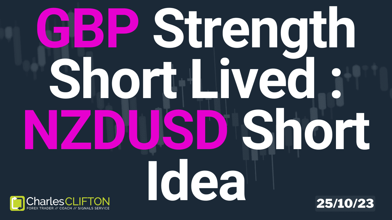Daily Forex Price Action - GBPNZD - Charles Clifton Forex Trader - 1-2-1 Forex Trader Training Courses - 24-10-23 - Thumbnail // charlesclifton.co.uk