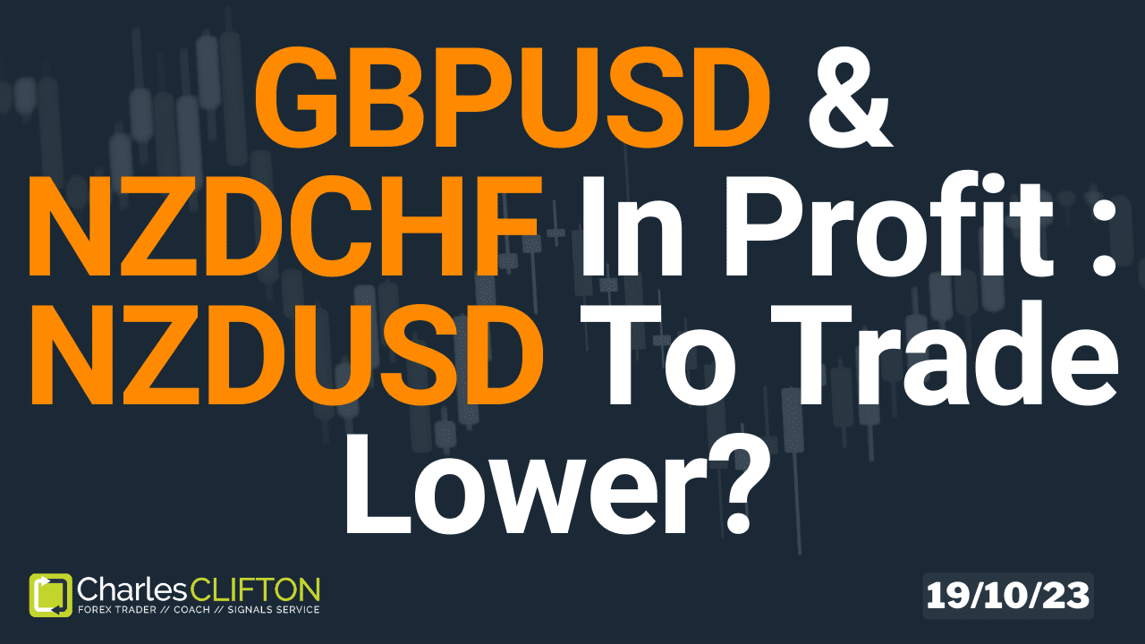 Daily Forex Price Action - NZDUSD - Charles Clifton Forex Trader - 1-2-1 Forex Trader Training Courses - 19-10-23 - Thumbnail // charlesclifton.co.uk