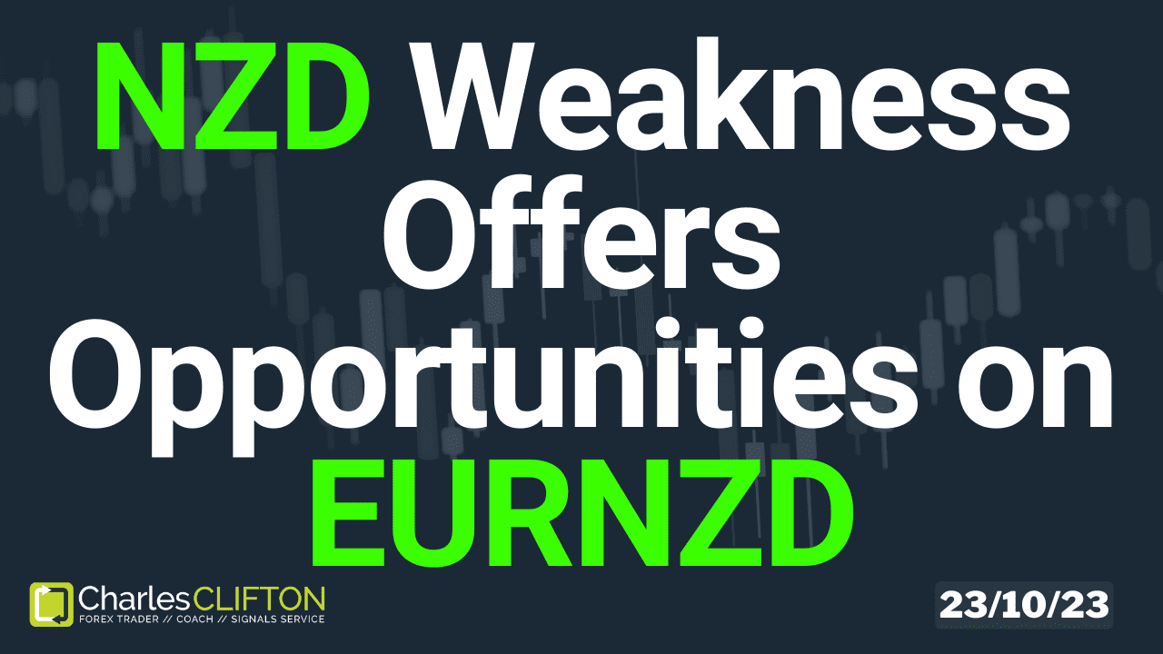 Daily Forex Price Action - EURNZD - Charles Clifton Forex Trader - 1-2-1 Forex Trader Training Courses - 23-10-23 - Thumbnail // charlesclifton.co.uk