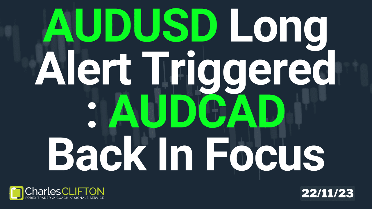 Daily Forex Price Action - AUDCAD- Charles Clifton Forex Trader - 1-2-1 Forex Trader Training Courses - 22-11-23 - Thumbnail // charlesclifton.co.uk